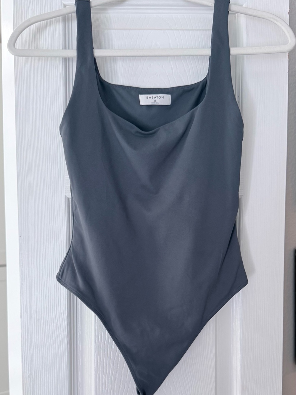 Aritzia Babaton Contour Bodysuit in Slate Gray